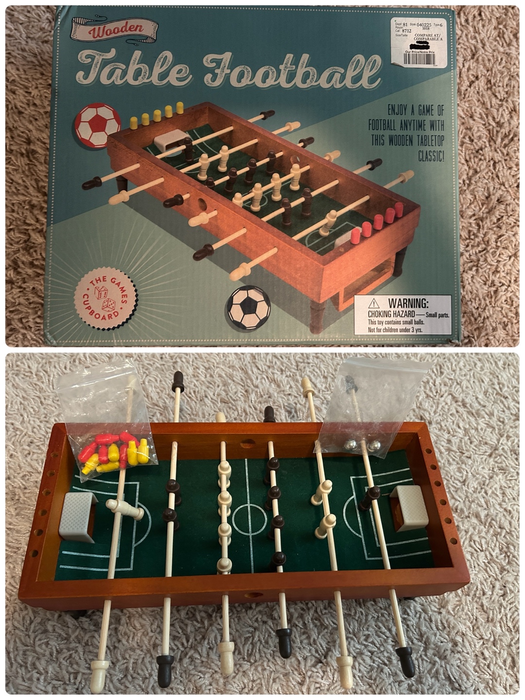 Wooden Tabletop Football Game - photo 3