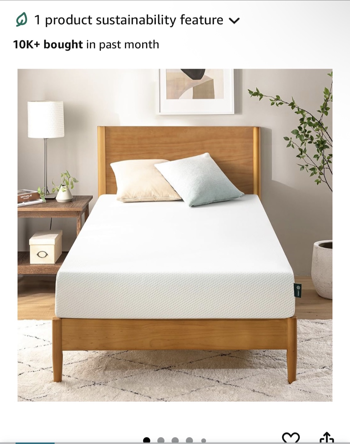 Zinus 6” Mattress (Unopened) - photo 3