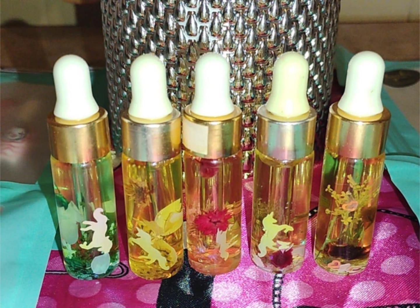 Handmade nourishing cuticle oil. Softly sented