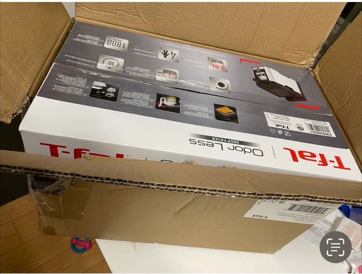 T-fal Odor-Less Deep Fryer - New in Box thumbnail