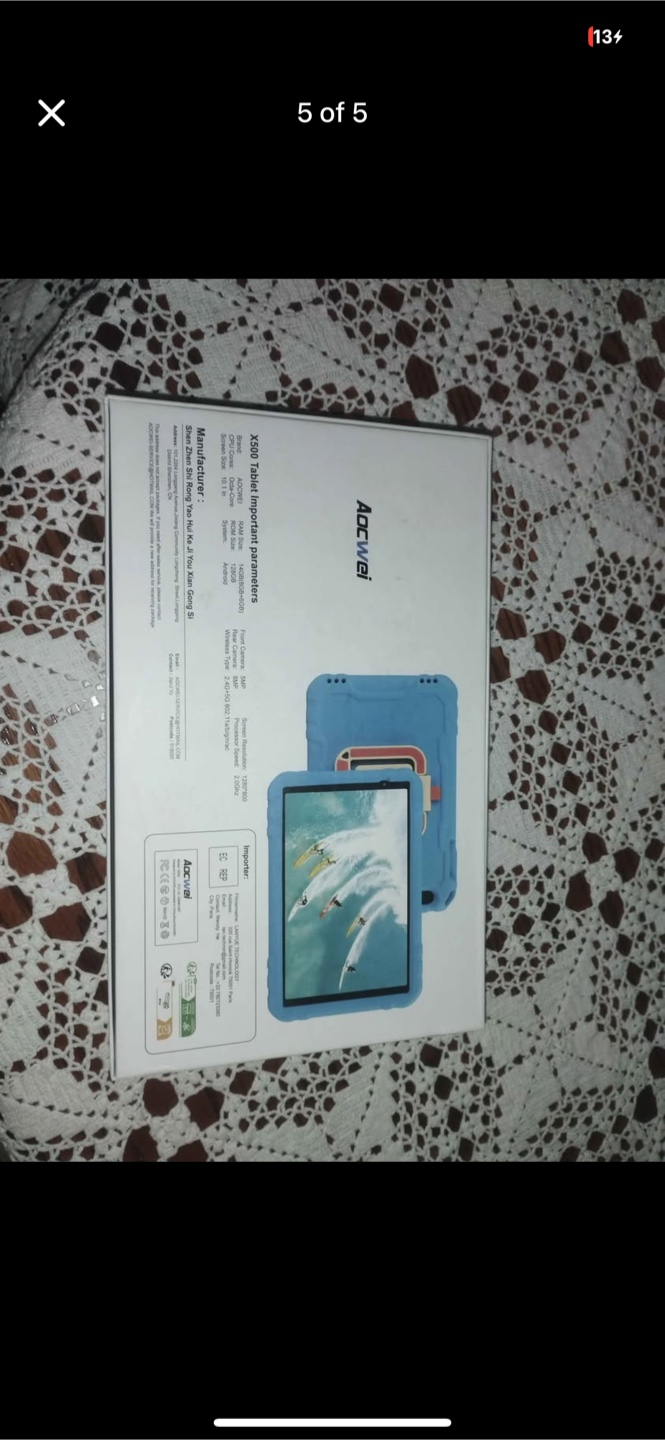 AOCWEI Android Tablet - For Parts or Repair - photo 3