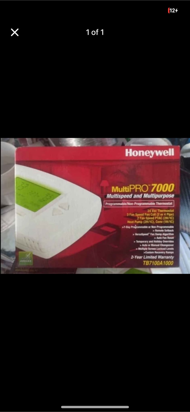 Honeywell MultiPRO 7000 Multispeed and Multipurpose Thermostat