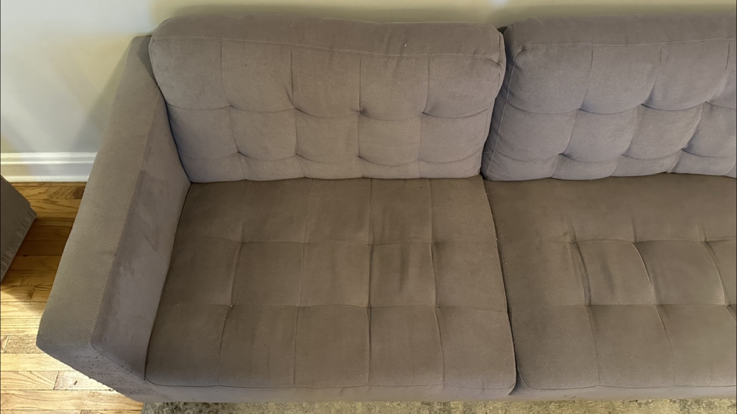 Gray Sofa with Chaise - photo 5