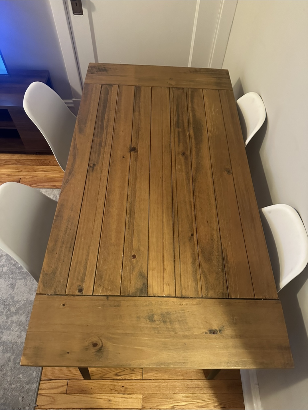 Farmhouse Style Dining Table with Four Chairs - photo 2