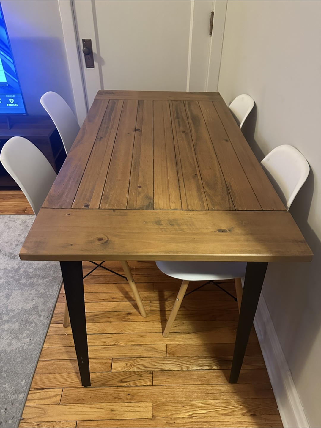 Farmhouse Style Dining Table with Four Chairs - photo 3