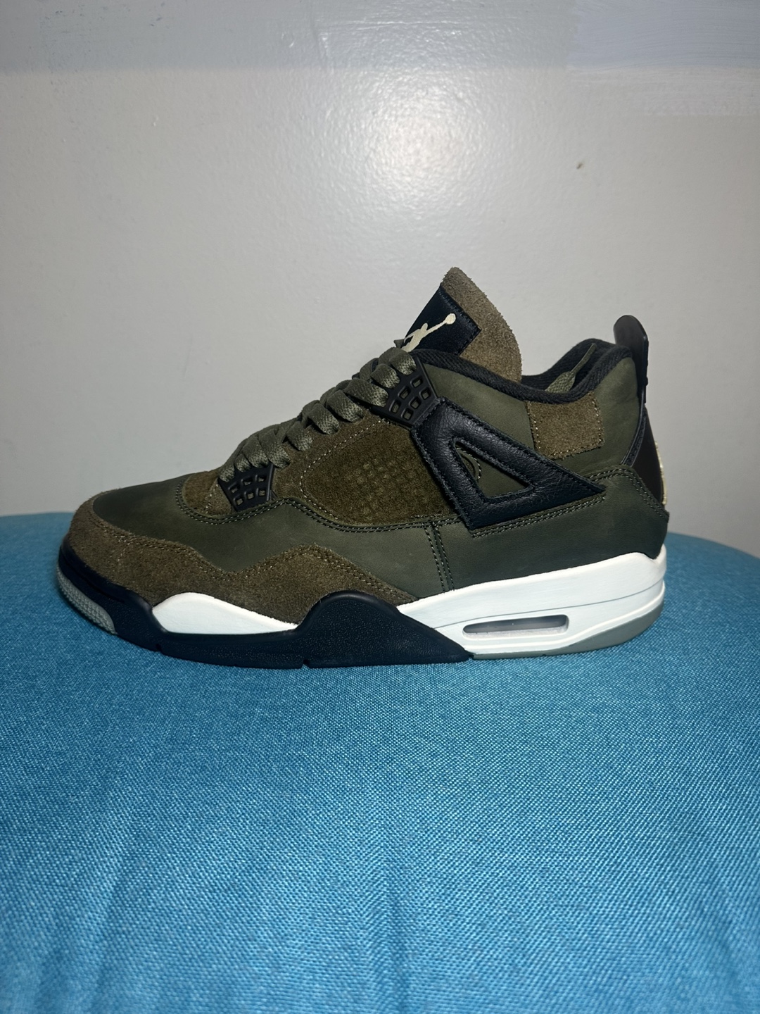 Air Jordan 4 Retro SE Military Olive - photo 5