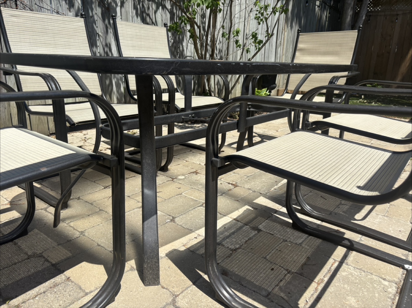 Outdoor Patio Set - 6 Chairs & Table - photo 3