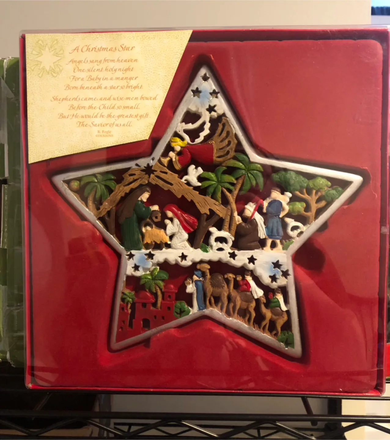 Christmas Star Nativity Scene Wall Hanging thumbnail