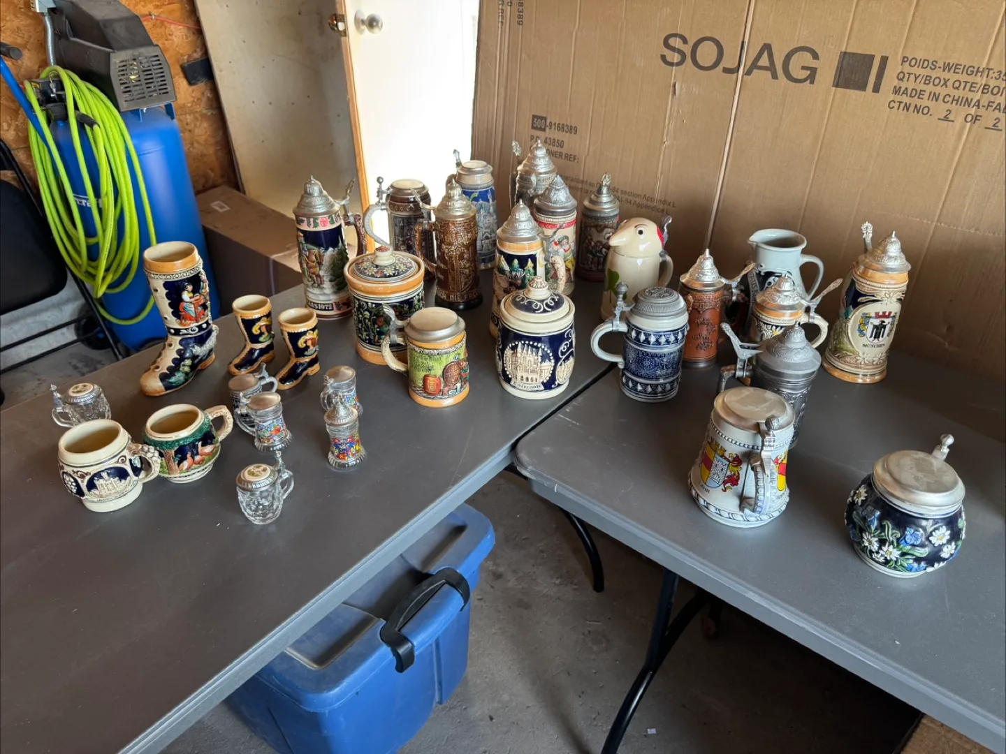 31 German beer steins thumbnail