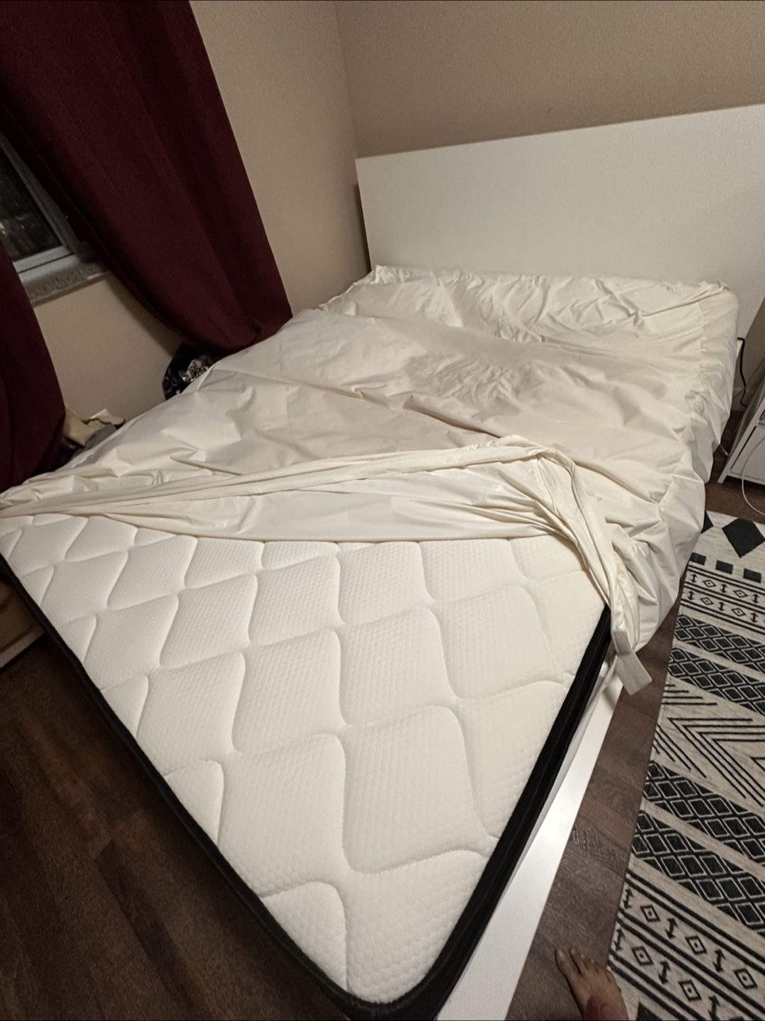 Queen Mattress with Protective Cover - photo 2