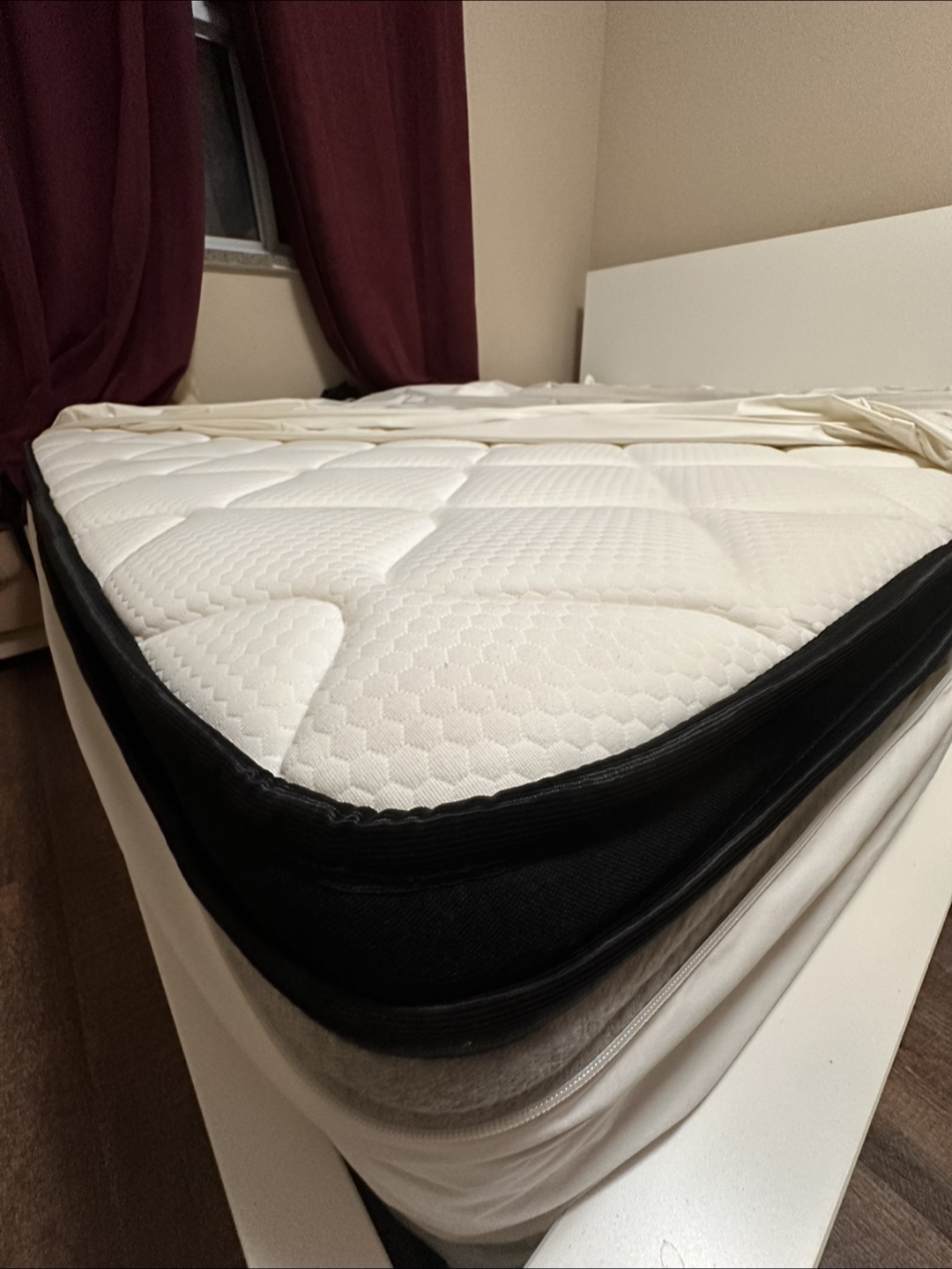 Queen Mattress with Protective Cover