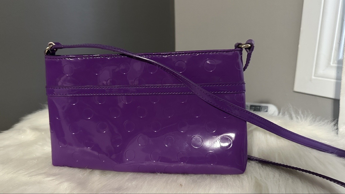 Kate Spade New York Purple Patent Leather Crossbody Bag 🏒🏒 - photo 2