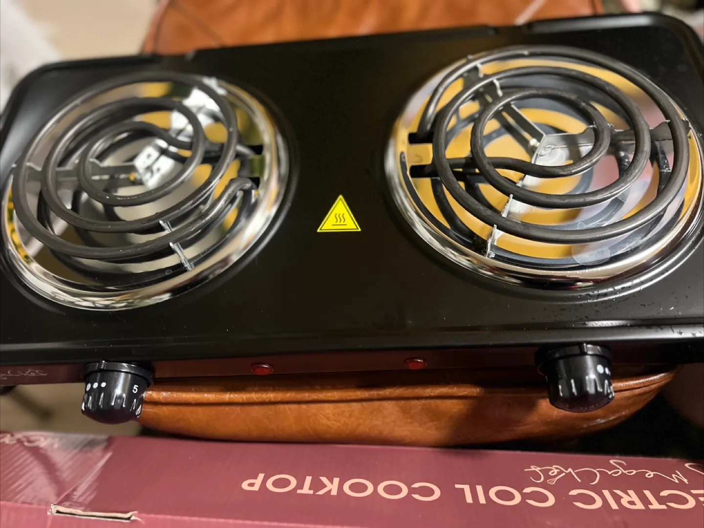 MegaChef Electric Coil Cooktop image indicator(2)