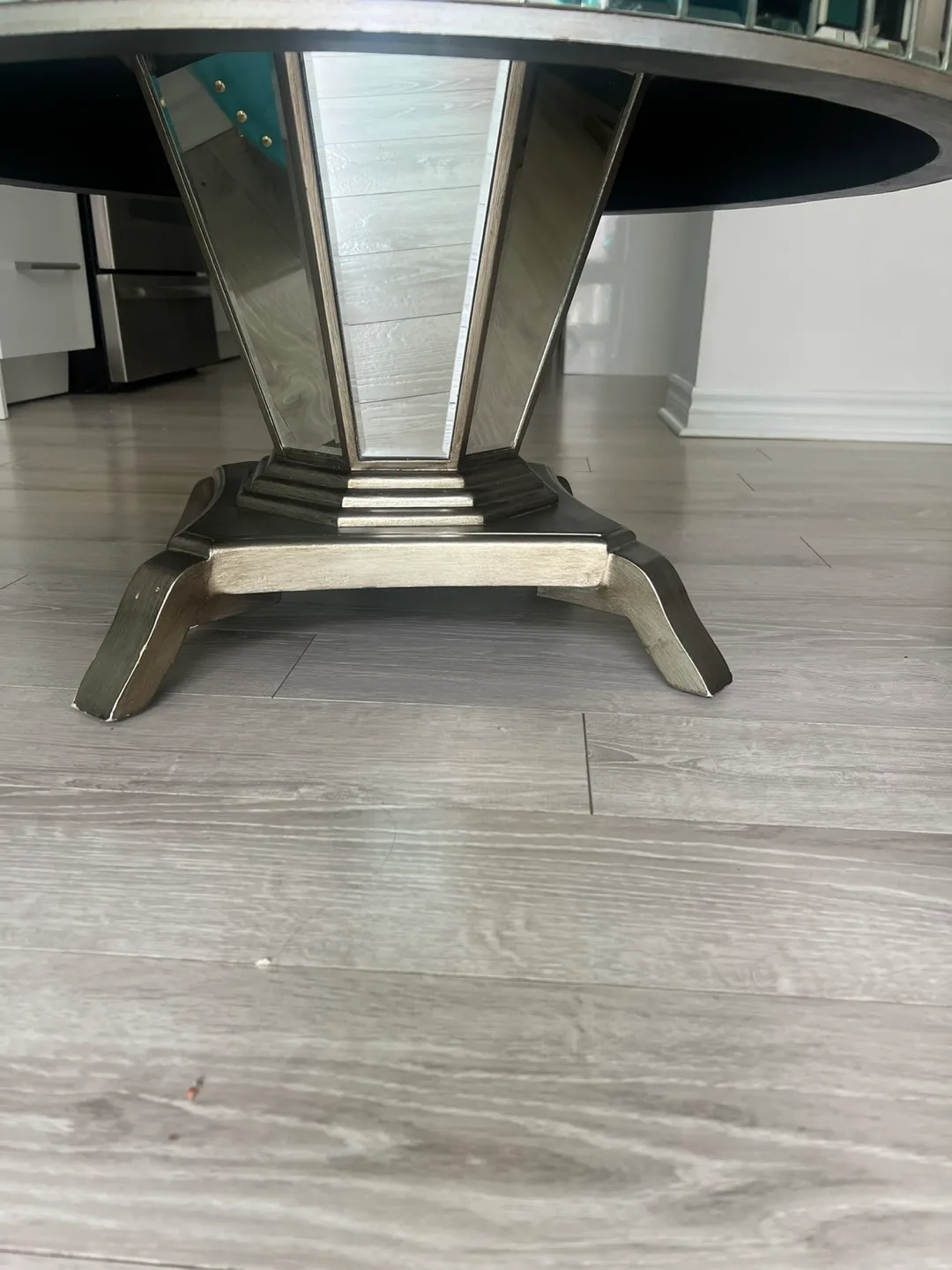 Silver wooden coffee table image indicator(6)