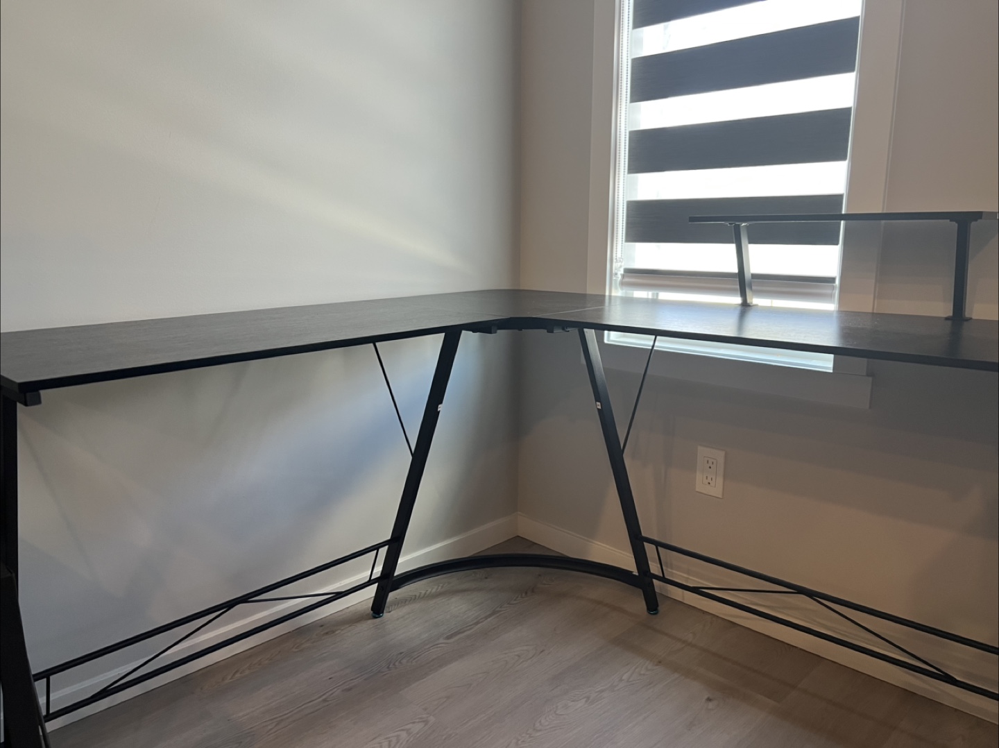 Corner Computer Desk - Black - photo 3