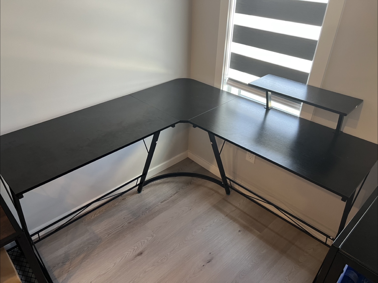 Corner Computer Desk - Black - photo 2