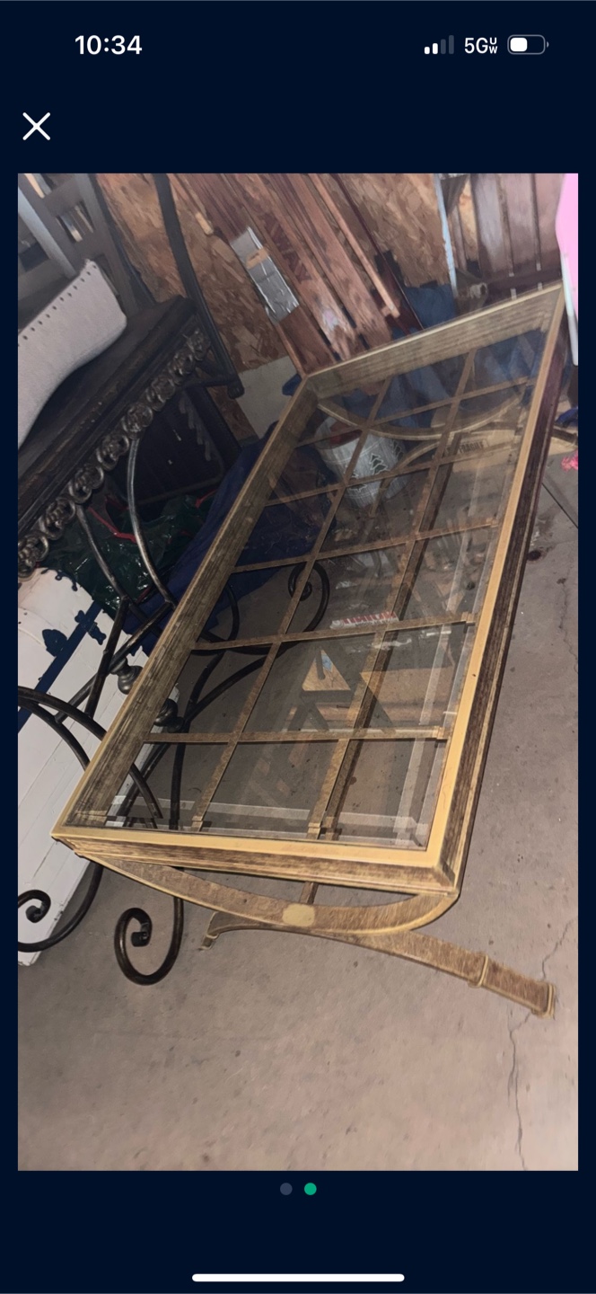 Glass coffee table - photo 2