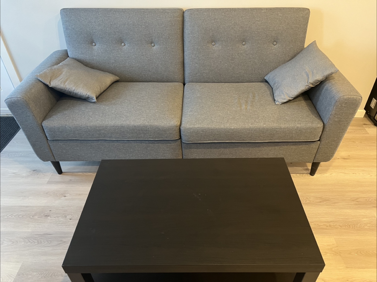 Grey Sofa and Coffee Table Set - photo 2