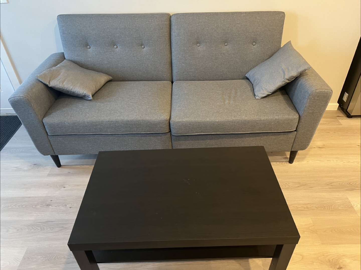 Grey Sofa and Coffee Table Set - photo 3