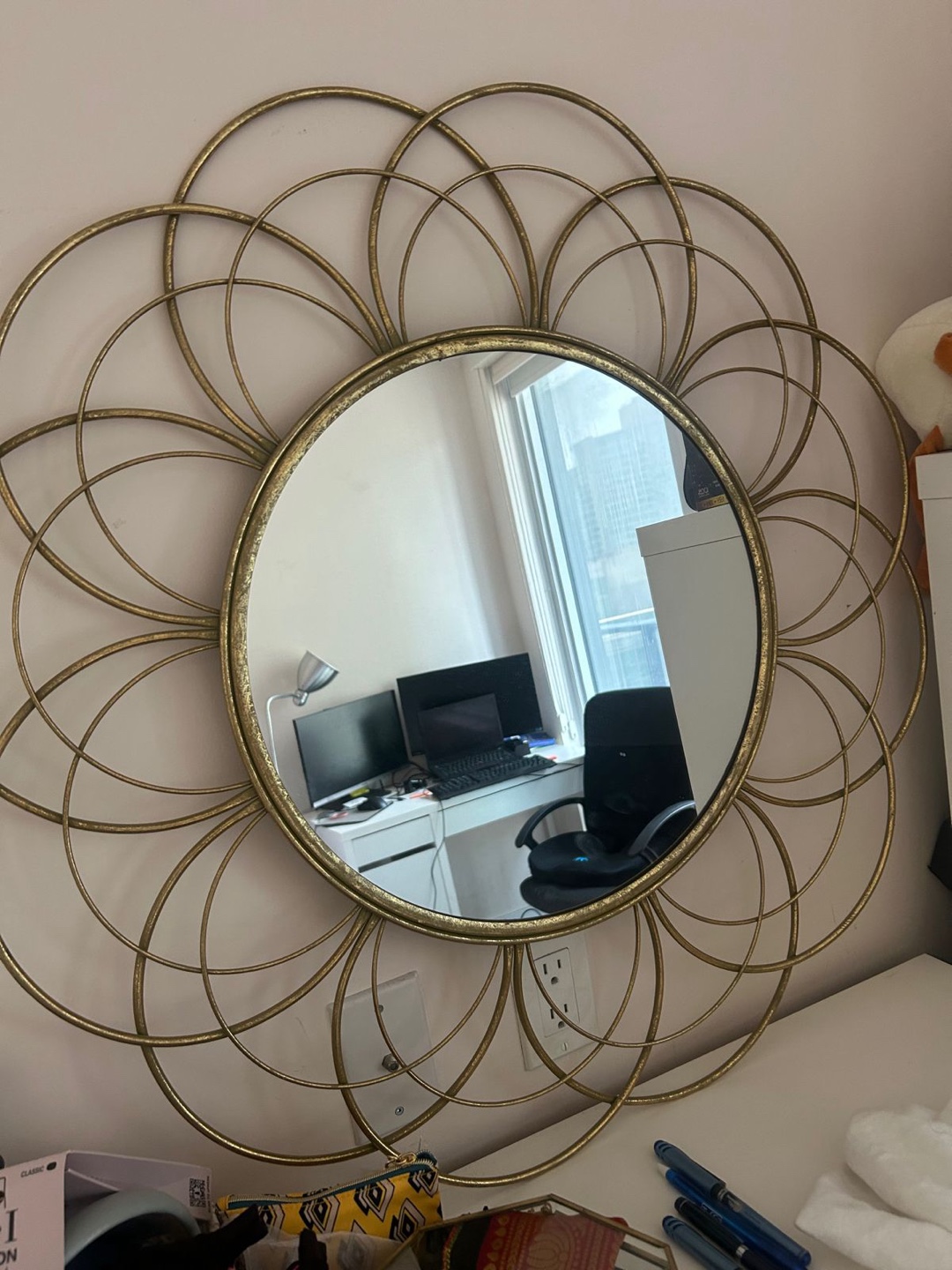 Gold Metal Mirror
