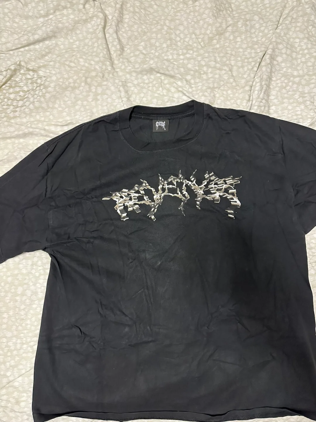 Revenge X-Large Black T-Shirt thumbnail