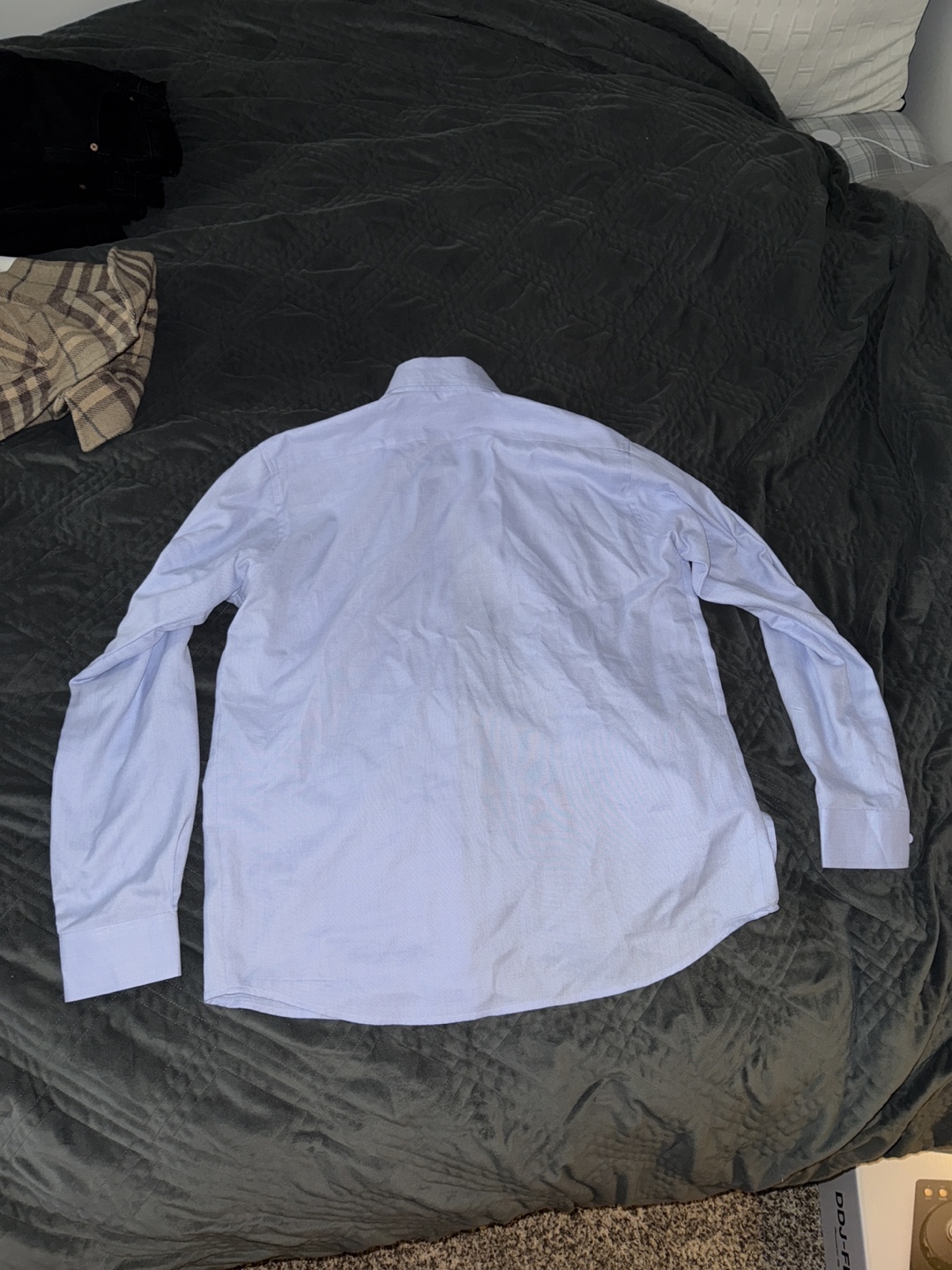 Men's Light Blue John Devis Dress Shirt - Size 40 - photo 2