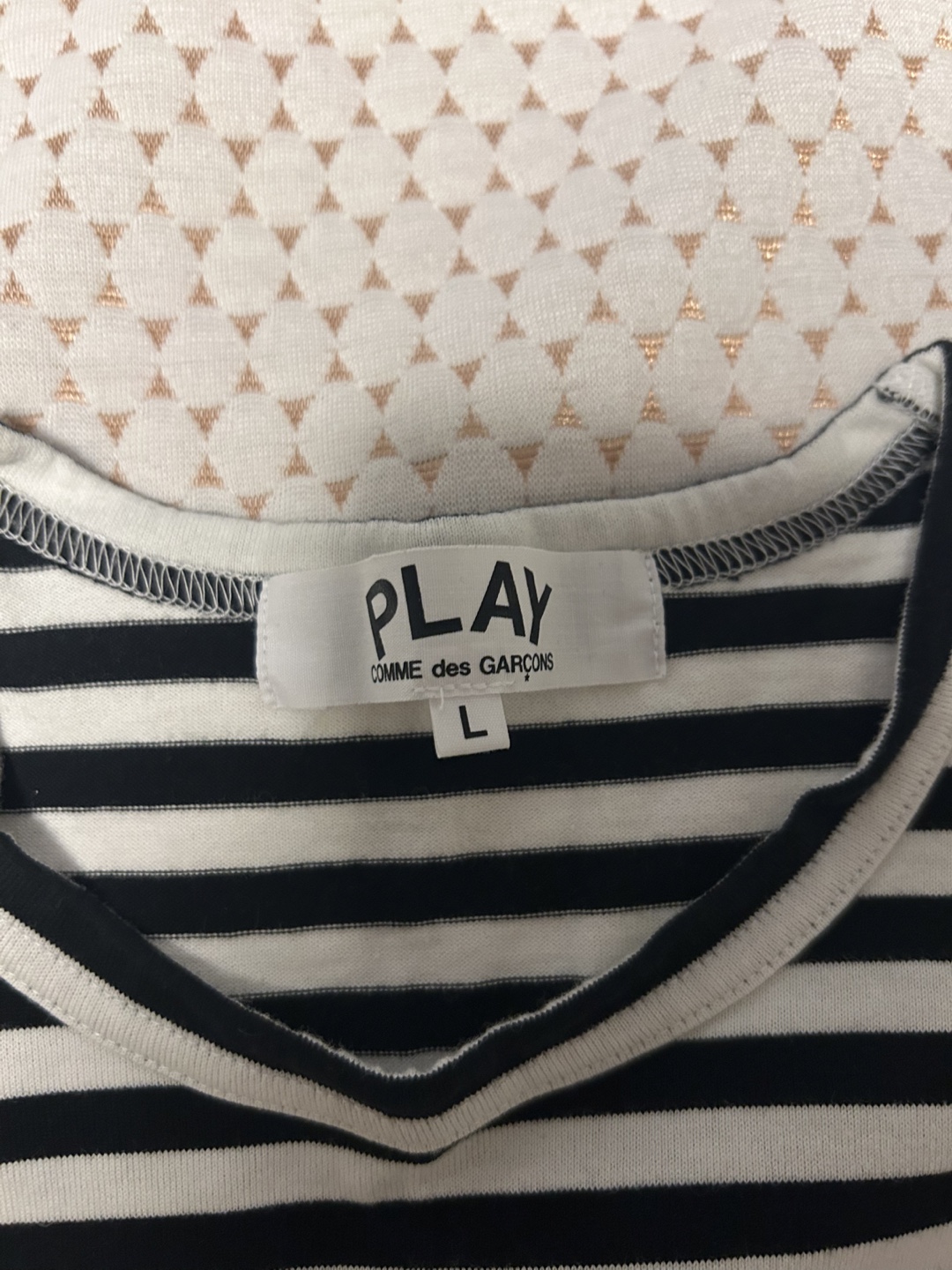 🏒Comme des Garçons PLAY Striped Long Sleeve Shirt 🏒 - photo 2
