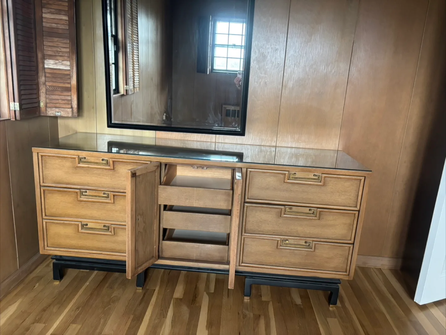 Great mid century modern wooden dresser image indicator(2)