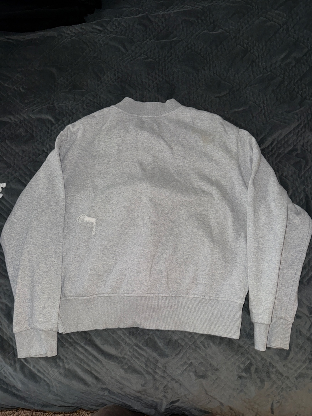 Calvin Klein Men's Grey Zip-Up Sweater - Size Medium - photo 2