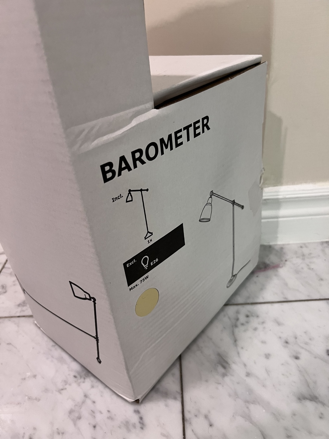 IKEA floor lamp (Barometer) - Golden - photo 2