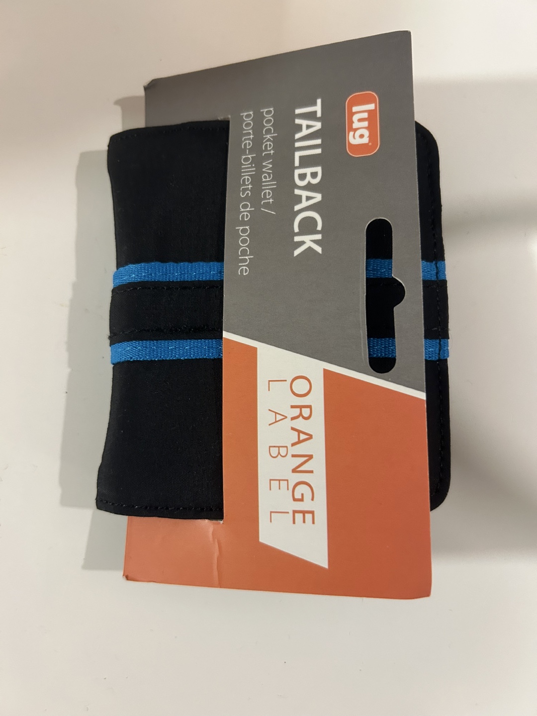 Lug Tailback Pocket Wallet - Orange Label