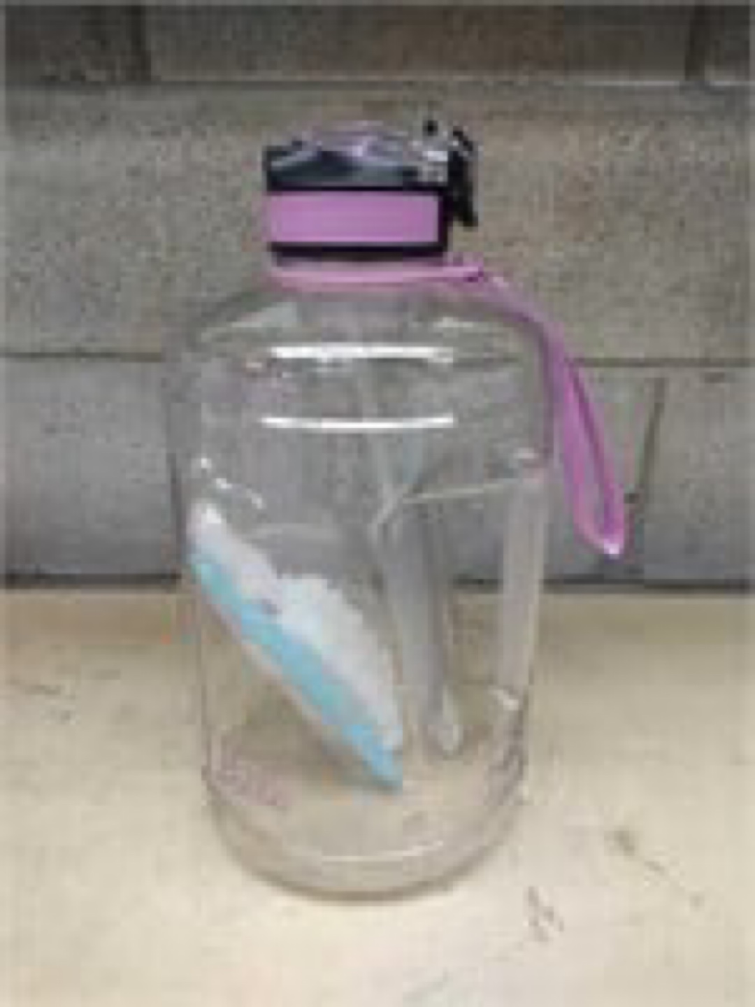 Large Capacity Water Bottle with Time Markers - photo 2