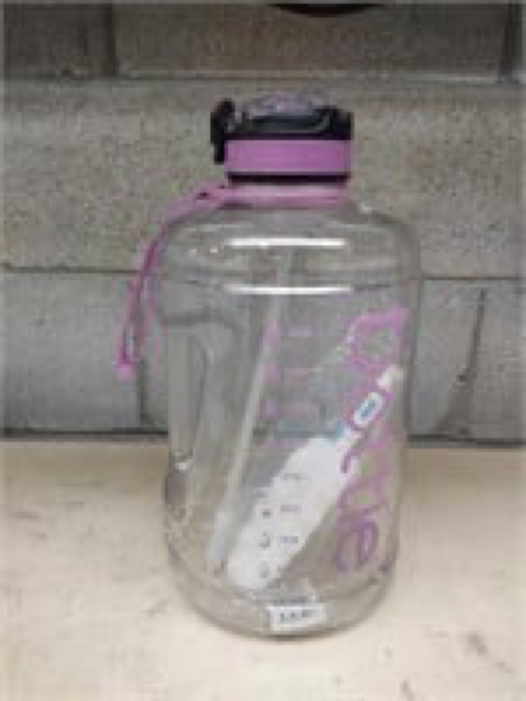 Large Capacity Water Bottle with Time Markers - photo 3