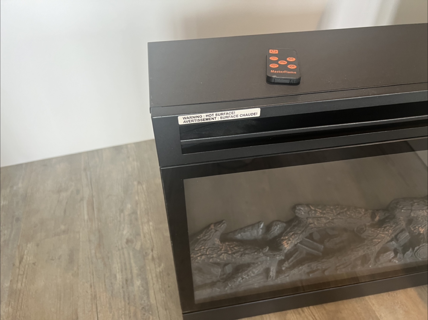 MasterFlame Electric Fireplace REG23RC - 1500W - photo 3