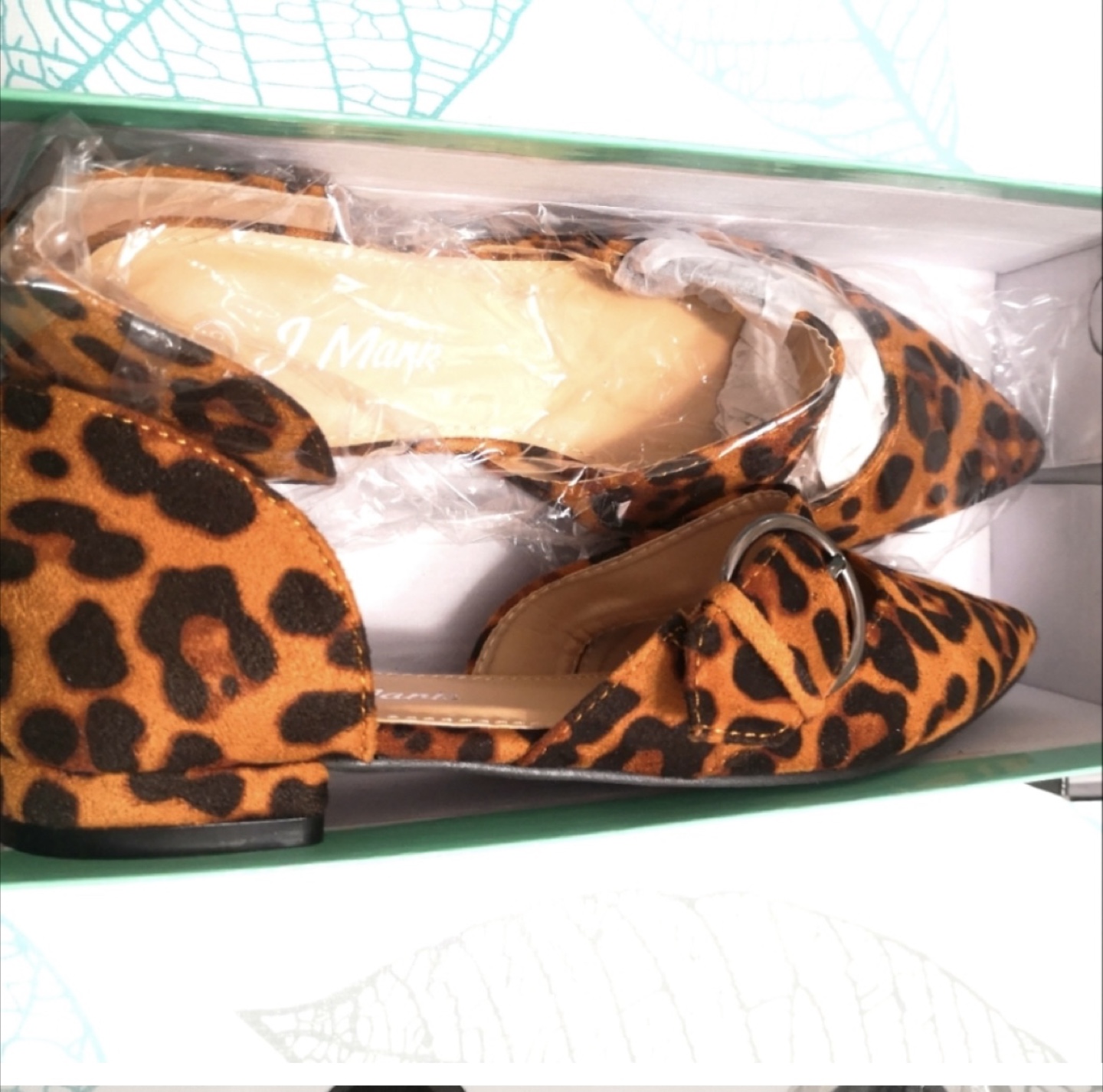 Leopard Print Flats - Size 6