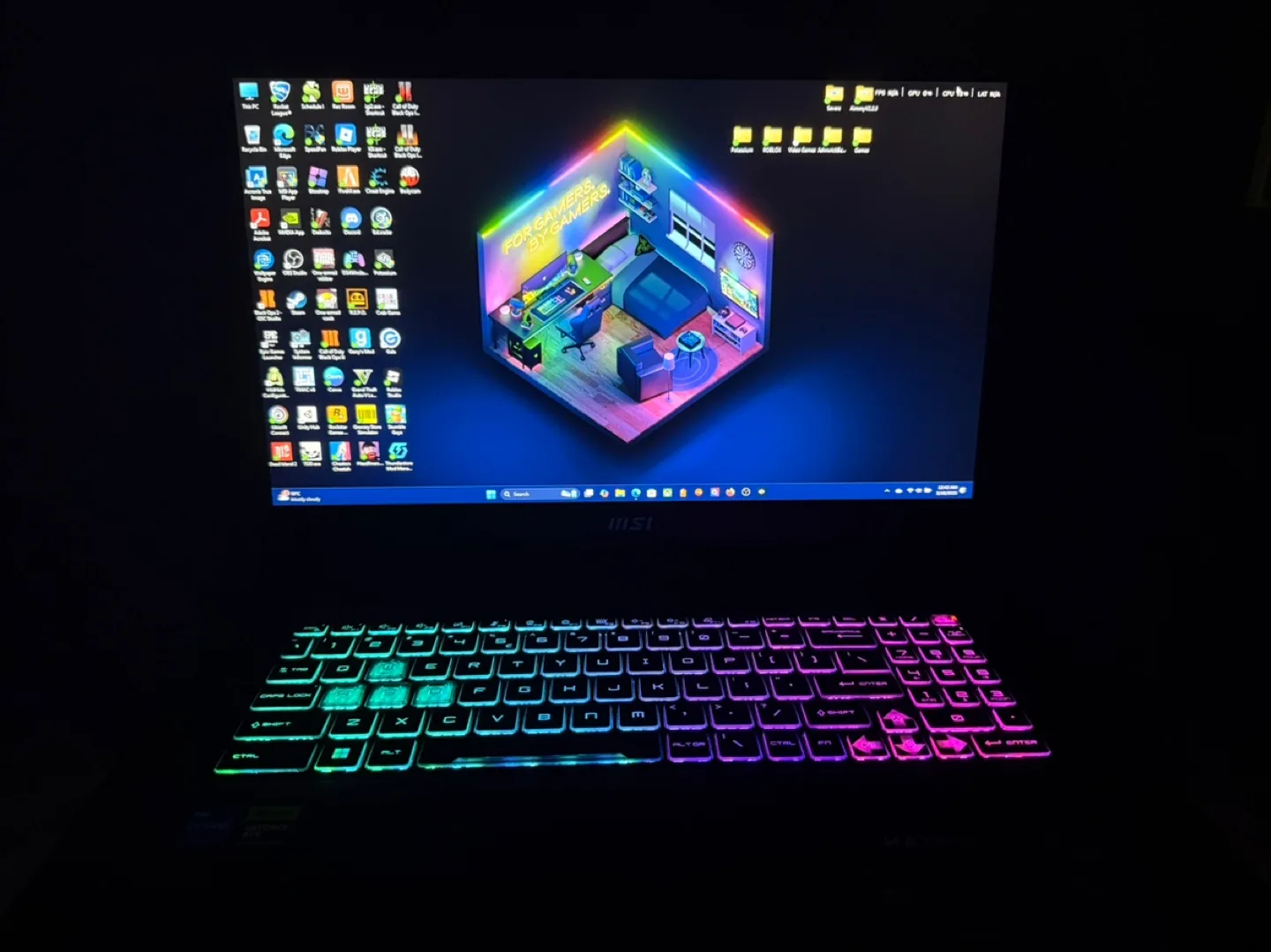 MSI Gaming Laptop with RGB Keyboard thumbnail