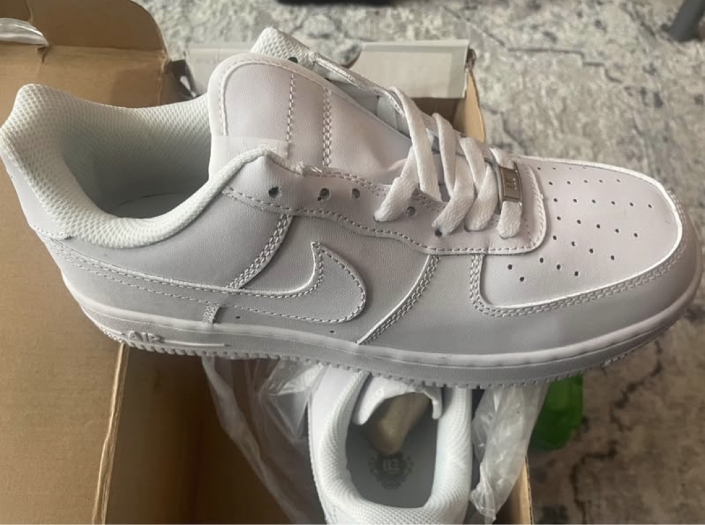 Nike Air Force 1 '07 - White/White - Men's Size 10 - photo 3