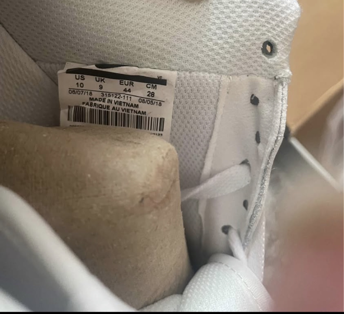 Nike Air Force 1 '07 - White/White - Men's Size 10 - photo 4