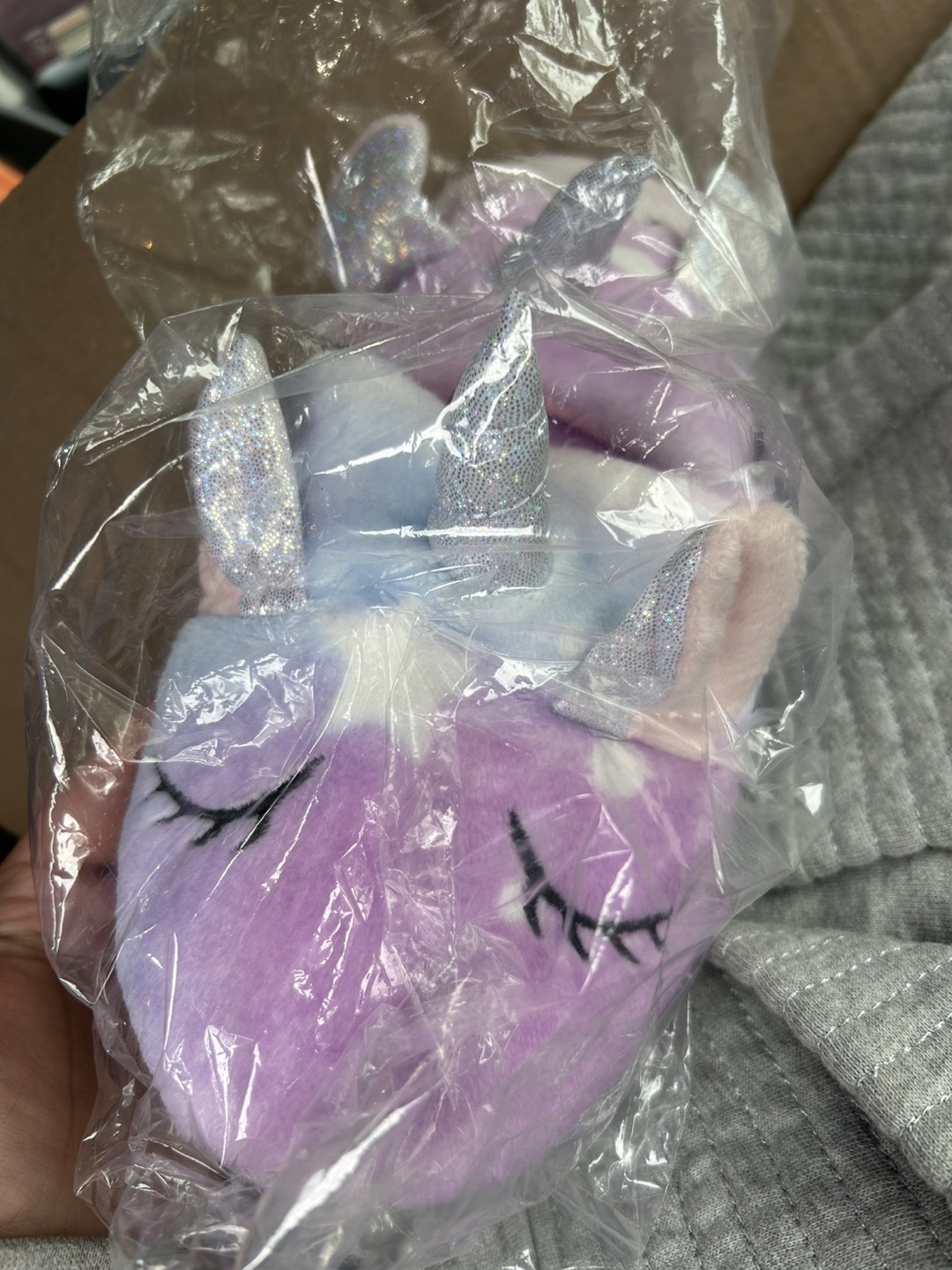 Cute Unicorn Slippers - Size 7-8