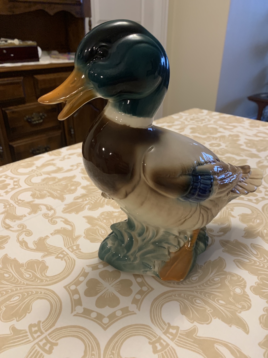 Vintage Ceramic Mallard Duck Figurine - photo 2