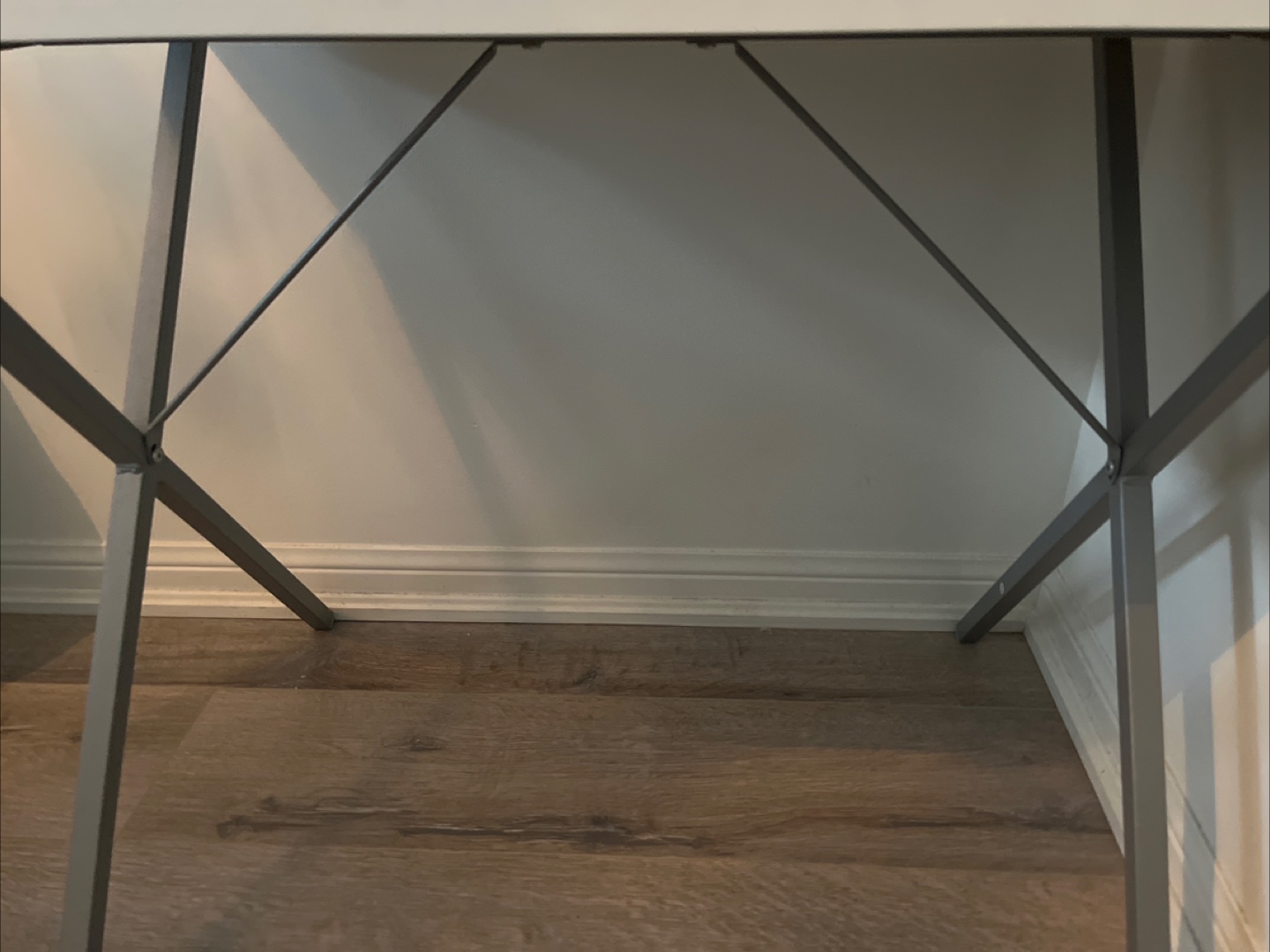 White Computer Desk with Storage - photo 4