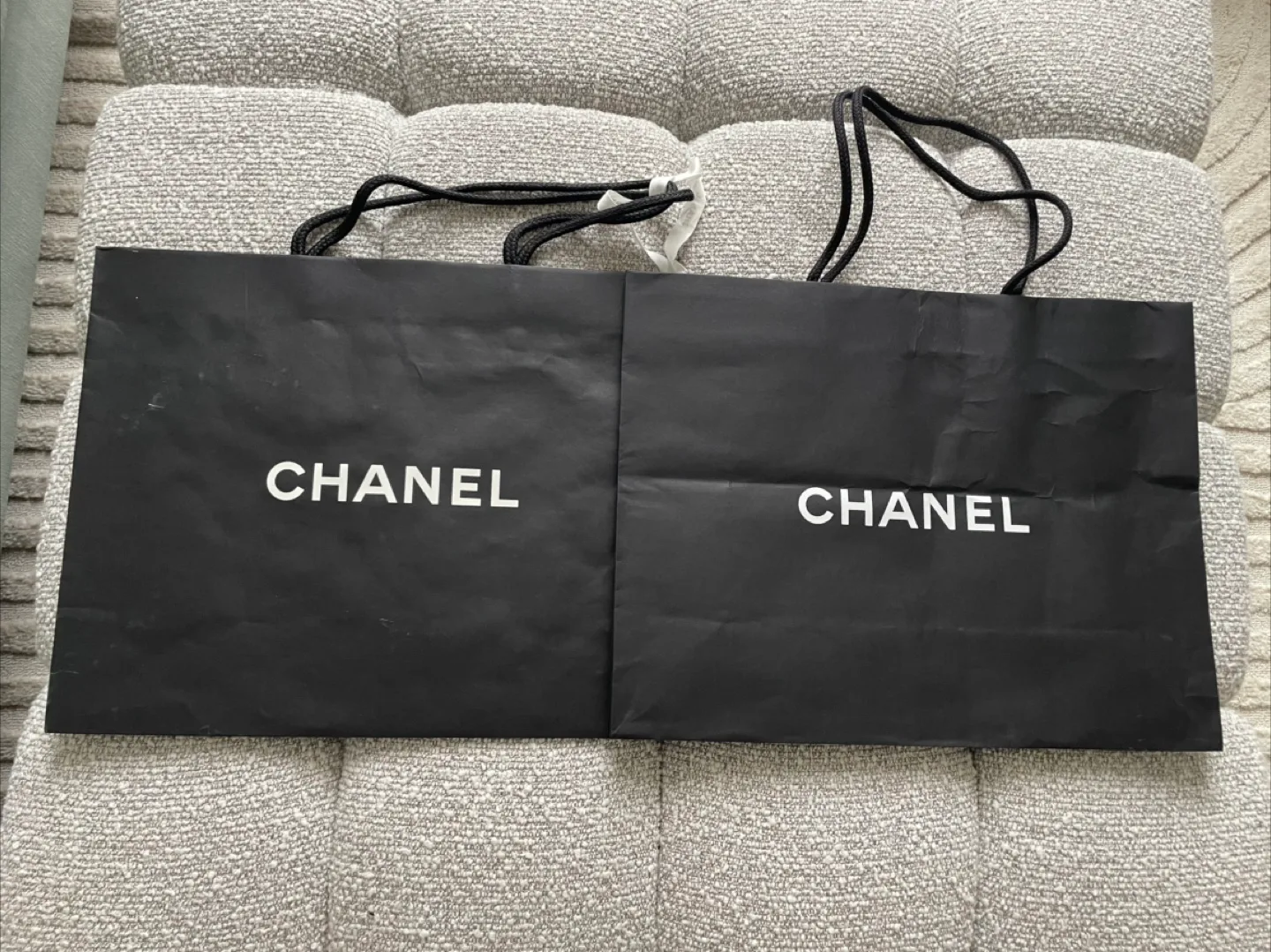 Two Chanel Shopping Bags thumbnail