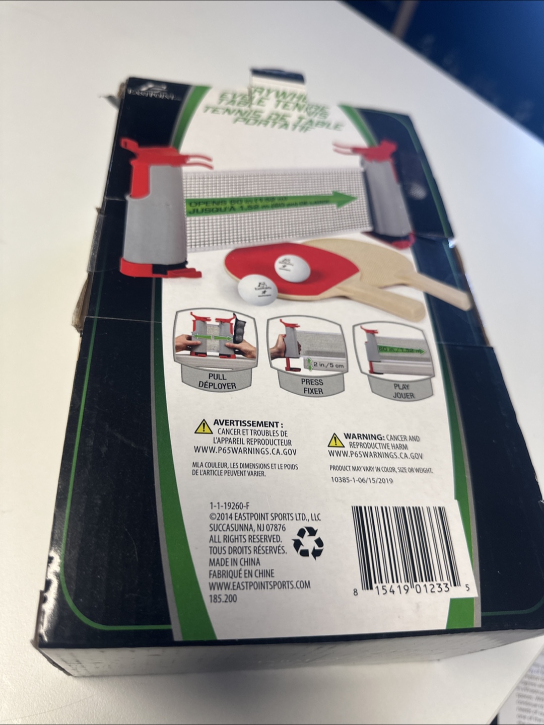 EastPoint Sports Everywhere Table Tennis Set - photo 2