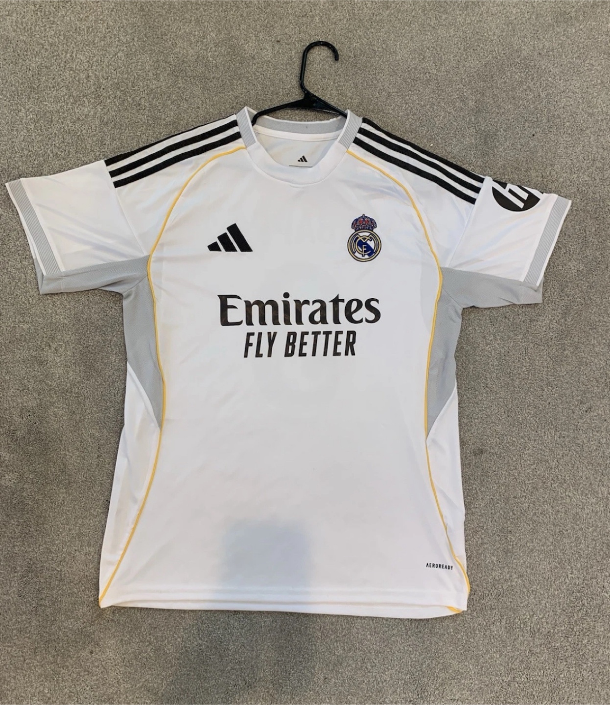 Real Madrid Mbappé #9 Adidas Jersey size Large