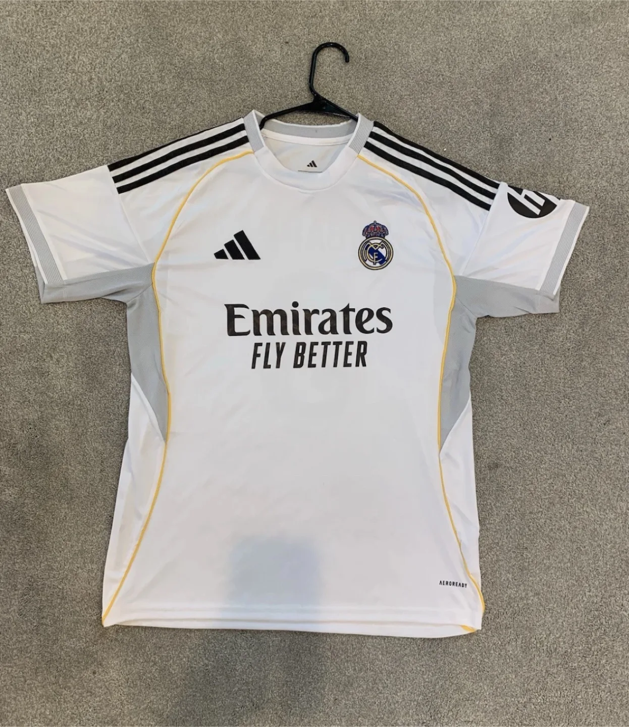 Real Madrid Mbappé #9 Adidas Jersey size Large