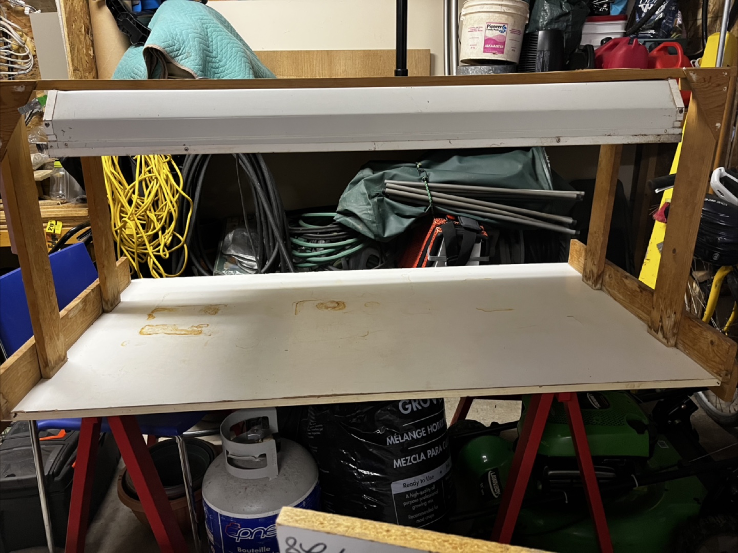 Homemade Seedling Grow Station with Light - photo 2