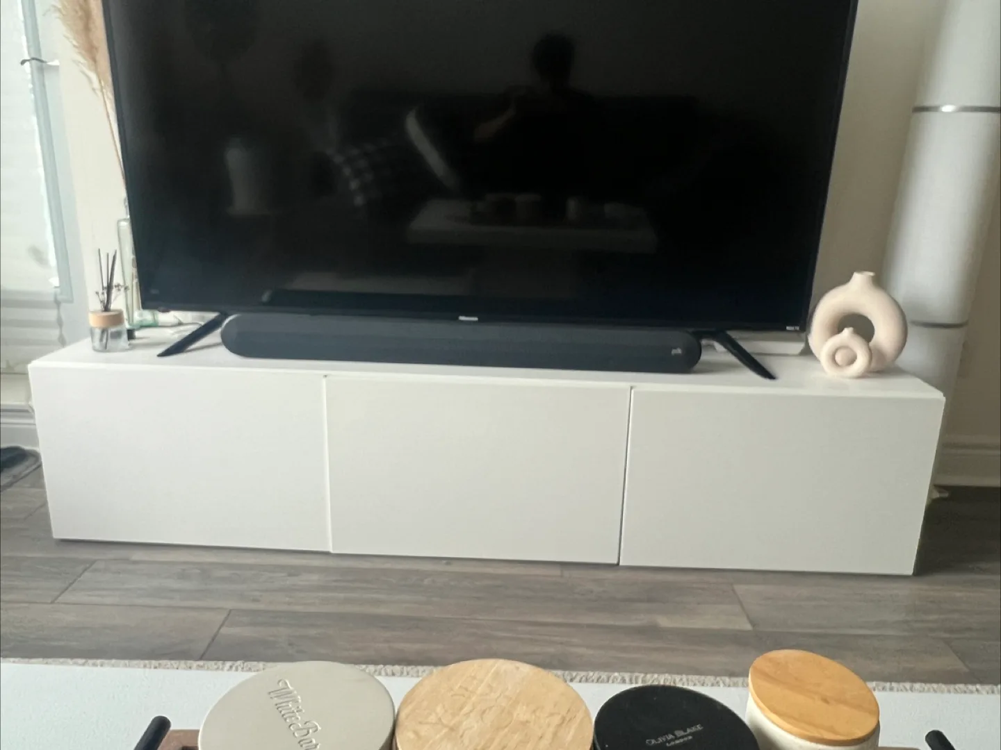 IKEA BESTA TV Unit - White thumbnail