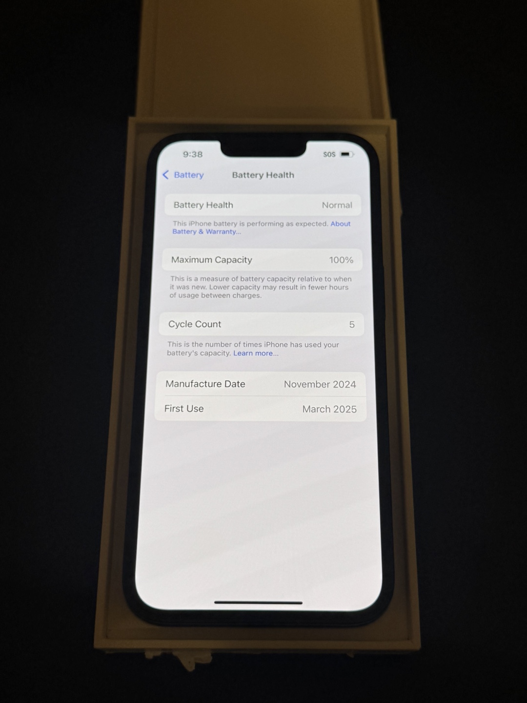 iPhone 16e 128GB Black - New, Unused - photo 5
