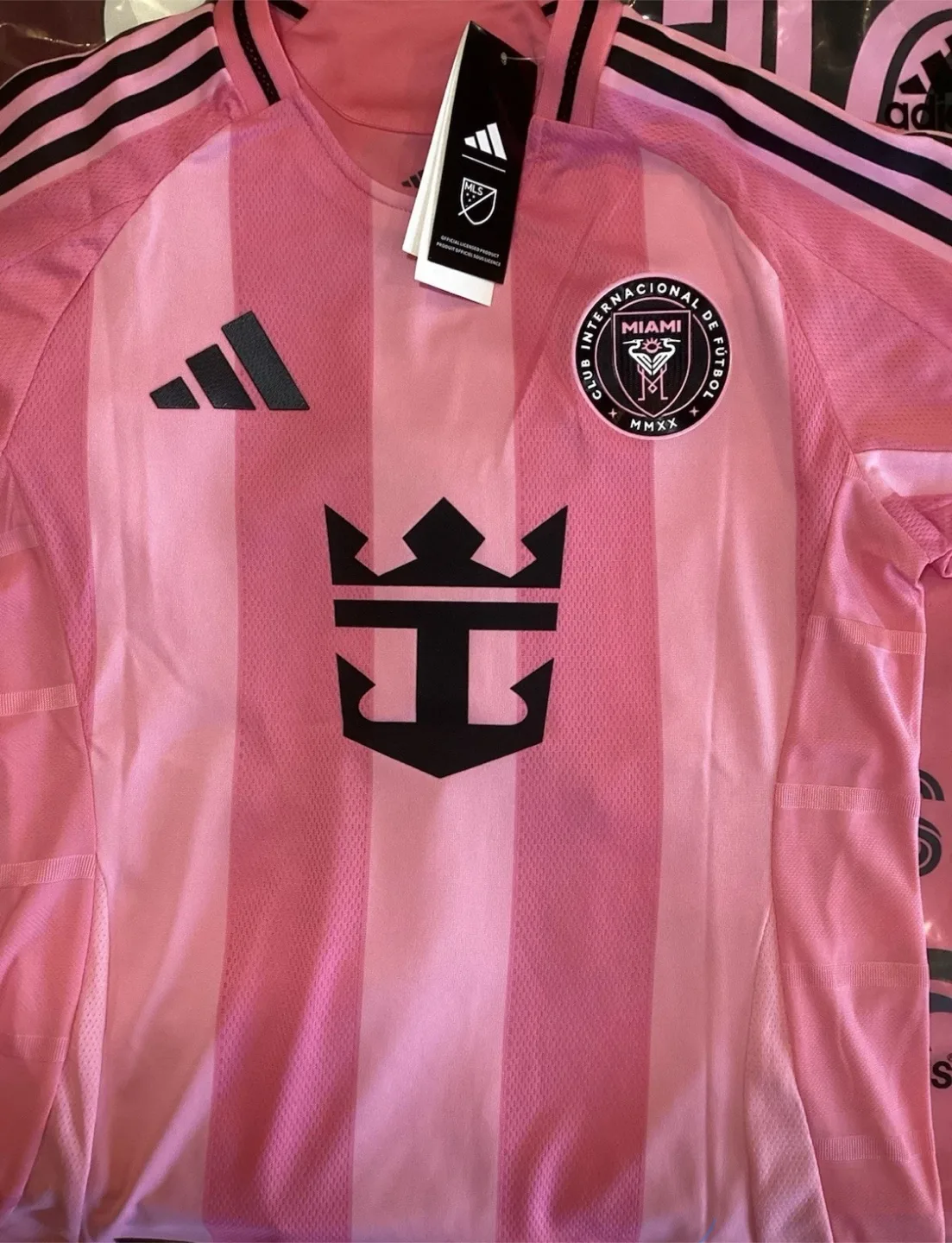 Inter Miami CF Messi #10 Pink Adidas Jersey size Medium