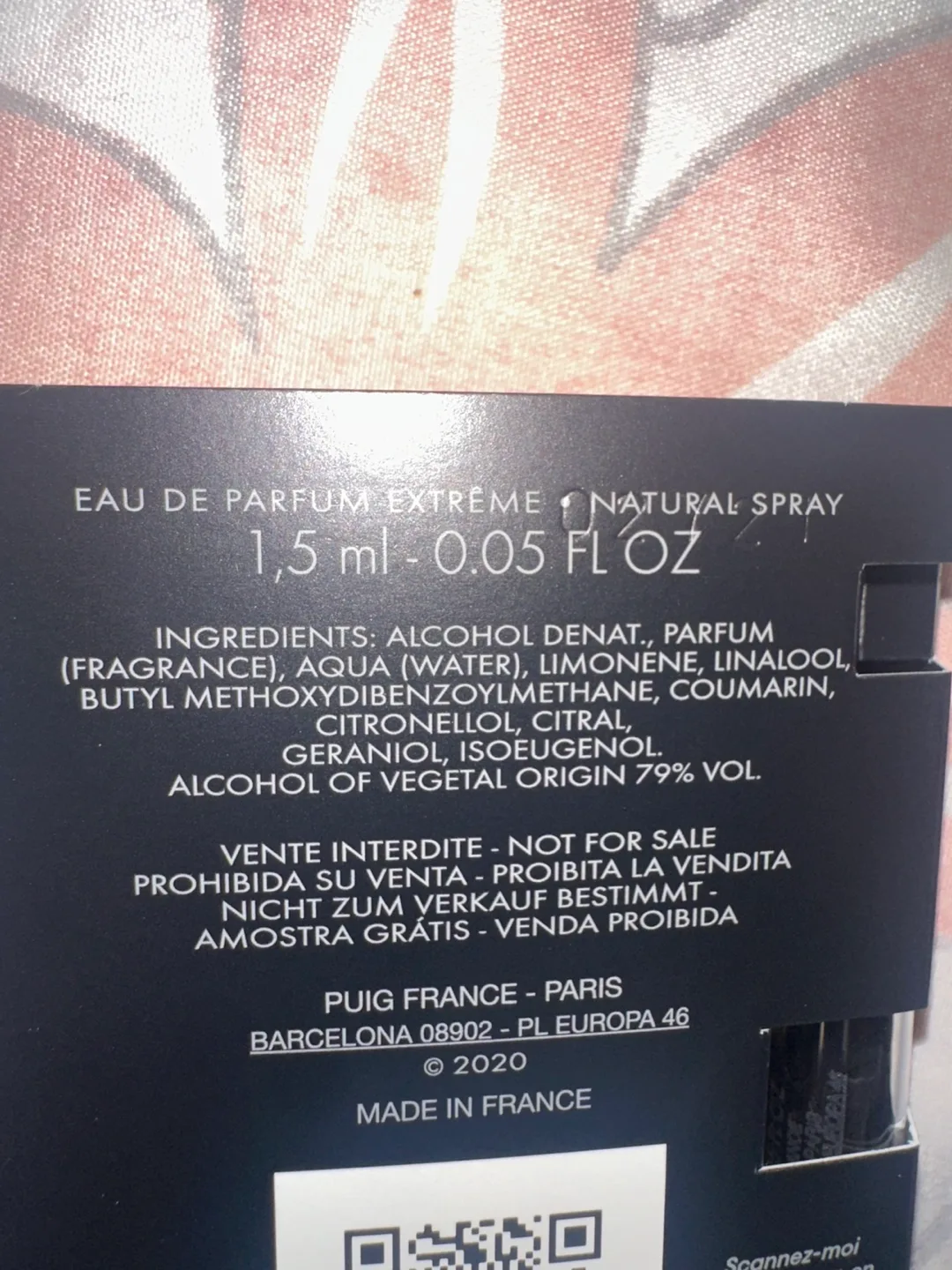 🥕#freecycle Paco Rabanne Invictus Victory EDP Extreme Sample image indicator(2)